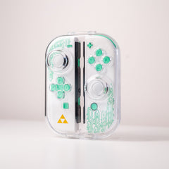 Switch Joy-Con Clear Case Clamshell Protective Cover For Nintendo Gaming Controllers