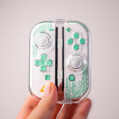 Switch Joy-Con Clear Case Clamshell Protective Cover For Nintendo Gaming Controllers