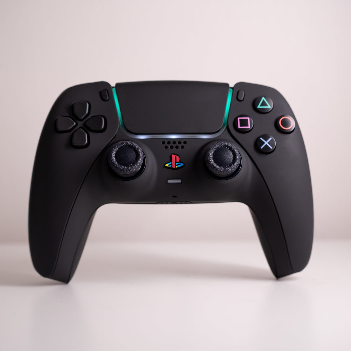 Retro PS5 Controller Black With Old-School Action Buttons Sony Wireless Gaming Controller