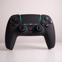 Retro PS5 Controller Black With Old-School Action Buttons Sony Wireless Gaming Controller