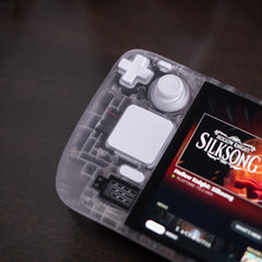 Ghost Edition Steam Deck: Custom Clear Shell & Arctic White Controls