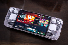 Ghost Edition Steam Deck: Custom Clear Shell & Arctic White Controls