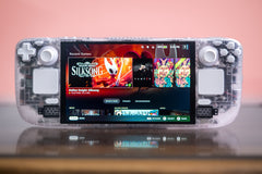 Ghost Edition Steam Deck: Custom Clear Shell & Arctic White Controls