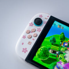 Kyoto Harmony: Custom Switch 2 Joy-Cons Mixed Sakura Pink & White