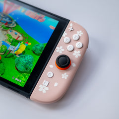 Custom Switch 2 Joy-Cons Sakura Blush: The Kyoto Petal Edition