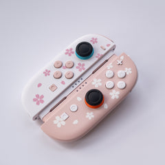 Kyoto Harmony: Custom Switch 2 Joy-Cons Mixed Sakura Pink & White