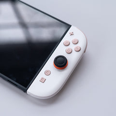 Pastel Cotton Candy Custom Joy-Cons for Switch 2 | White & Light Pink