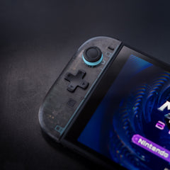 Smoke Ghost Joy-Cons for Switch 2 Custom Retro Clear Edition