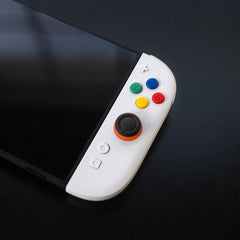 Switch 2 Retro White Joy-Cons: Super Famicom / SNES Style Mod