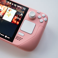 Customized Steam Deck By Valve - Pastel Blush Pink & White Edition