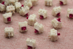 KTT Wine Red Pro Linear Switch Factory Lubed (10 PCS)