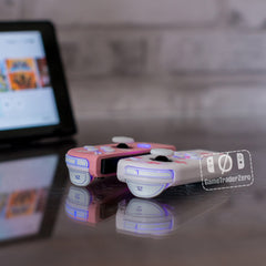 Pink & White Joy-Con LED MOD Sakura Flowers Nintendo Switch Controllers