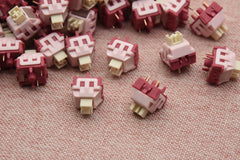 WINGTREE X LICHICX PINK PINK SILENT LINEAR SWITCH FACTORY LUBED (10PCS)