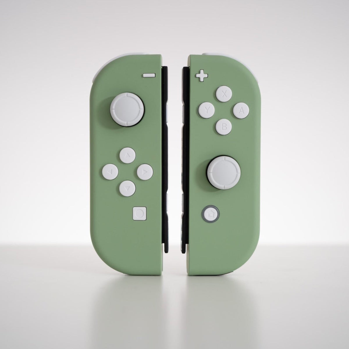 Custom Nintendo Switch Soft Joy-Con Controllers Matcha Green Tea
