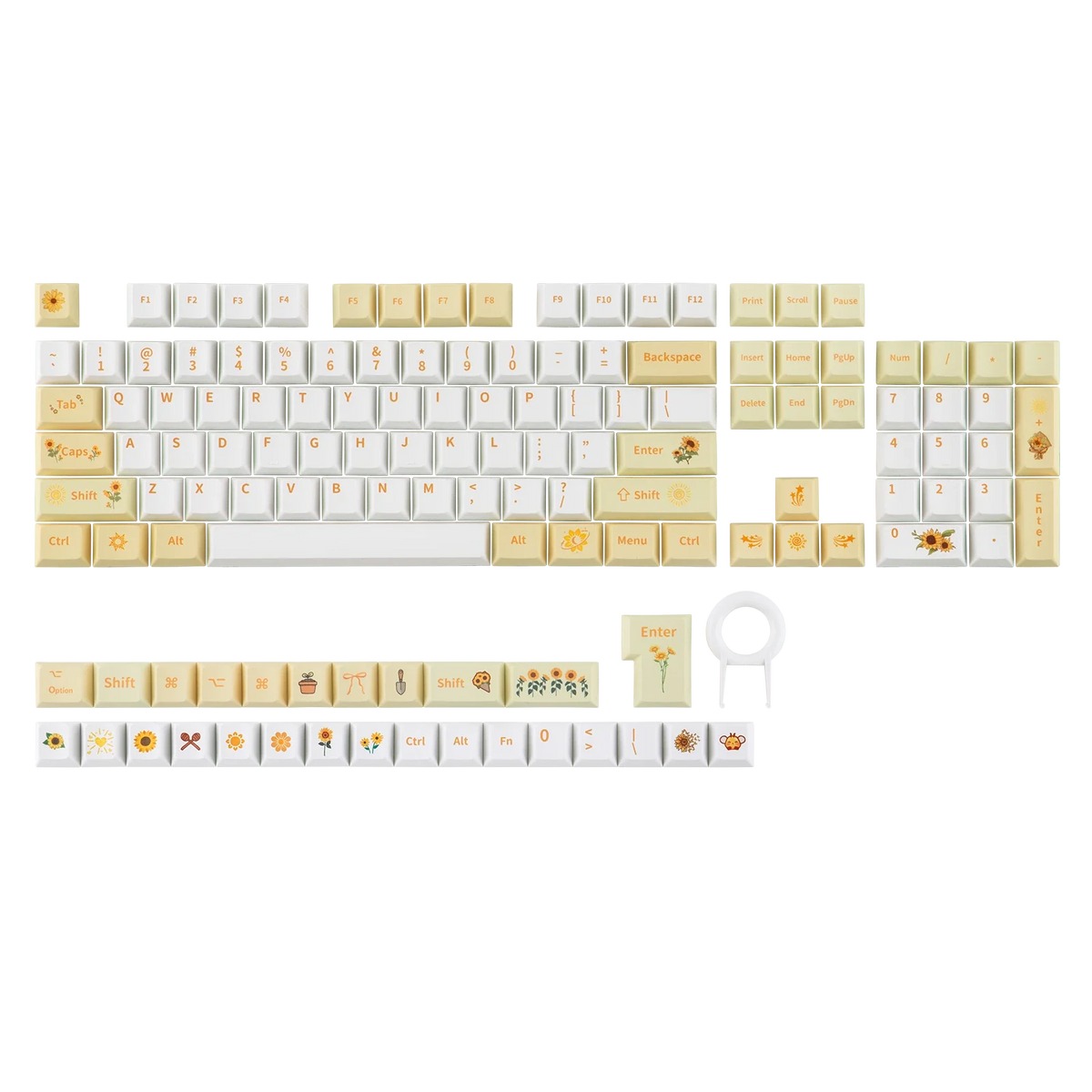 EPOMAKER Sunflower Keycap Set