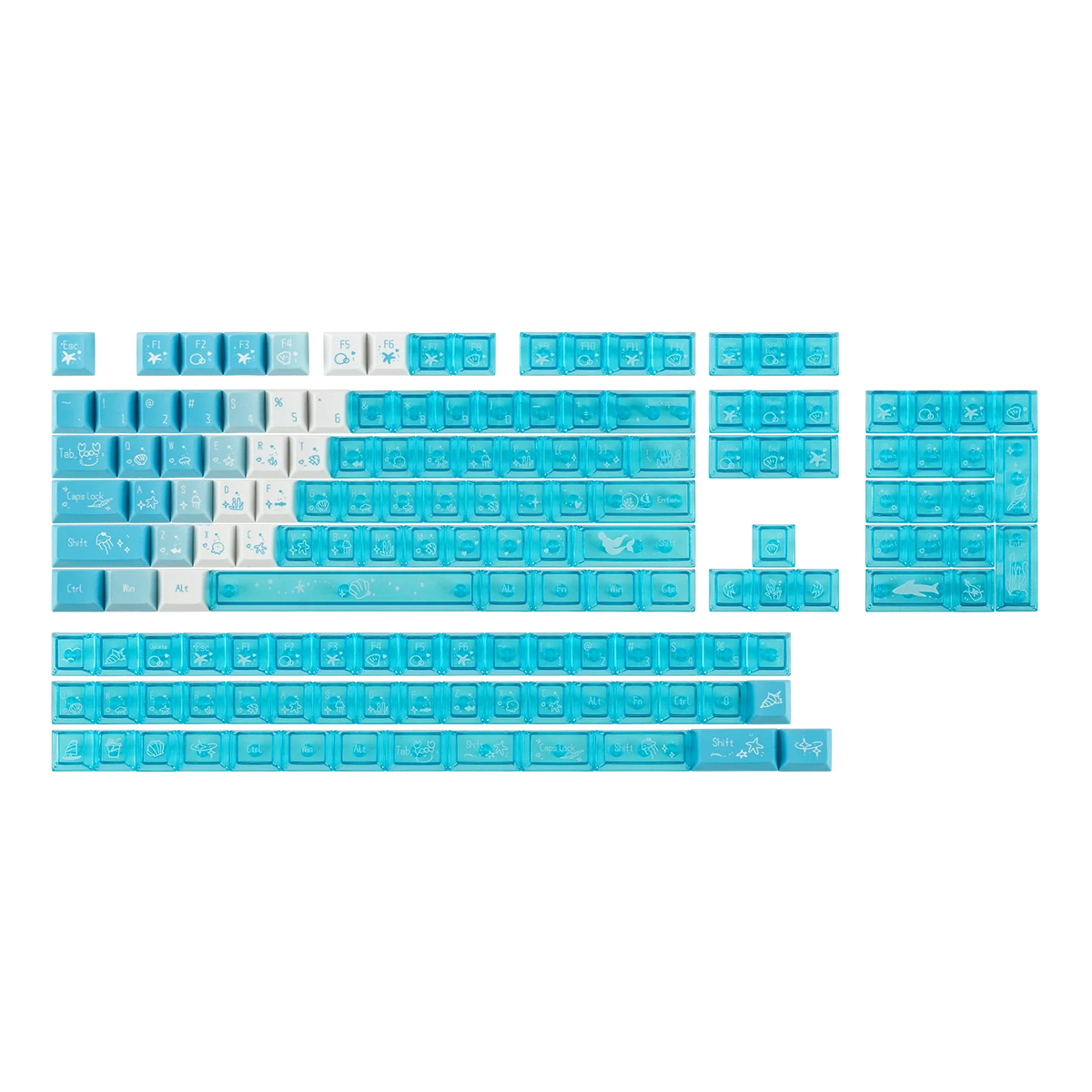 EPOMAKER DuoChrome Keycaps Set
