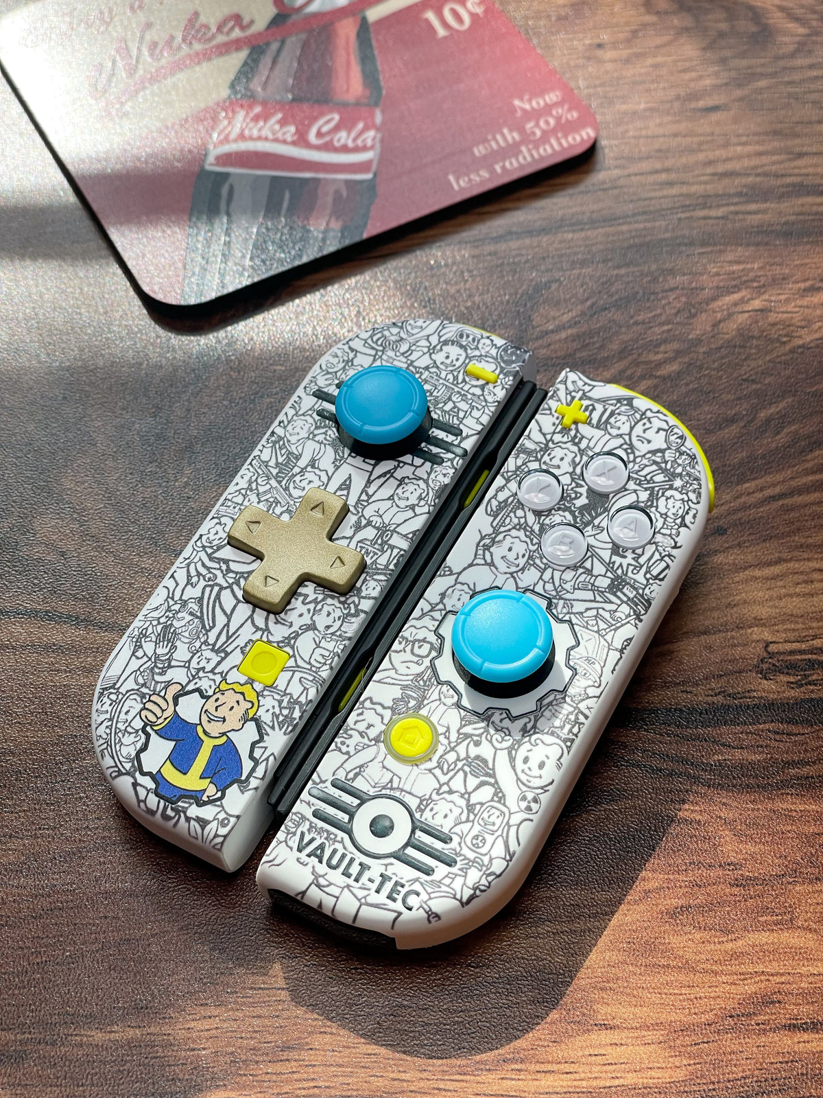 Fallout Joy-Cons Limited Edition Set with No-Drift Analogues and Nuka Cola Coaster