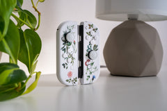 Flowers Vines & Laurels Joy-Cons Mod Nintendo Switch Special Edition Floral Watercolor Custom Controllers