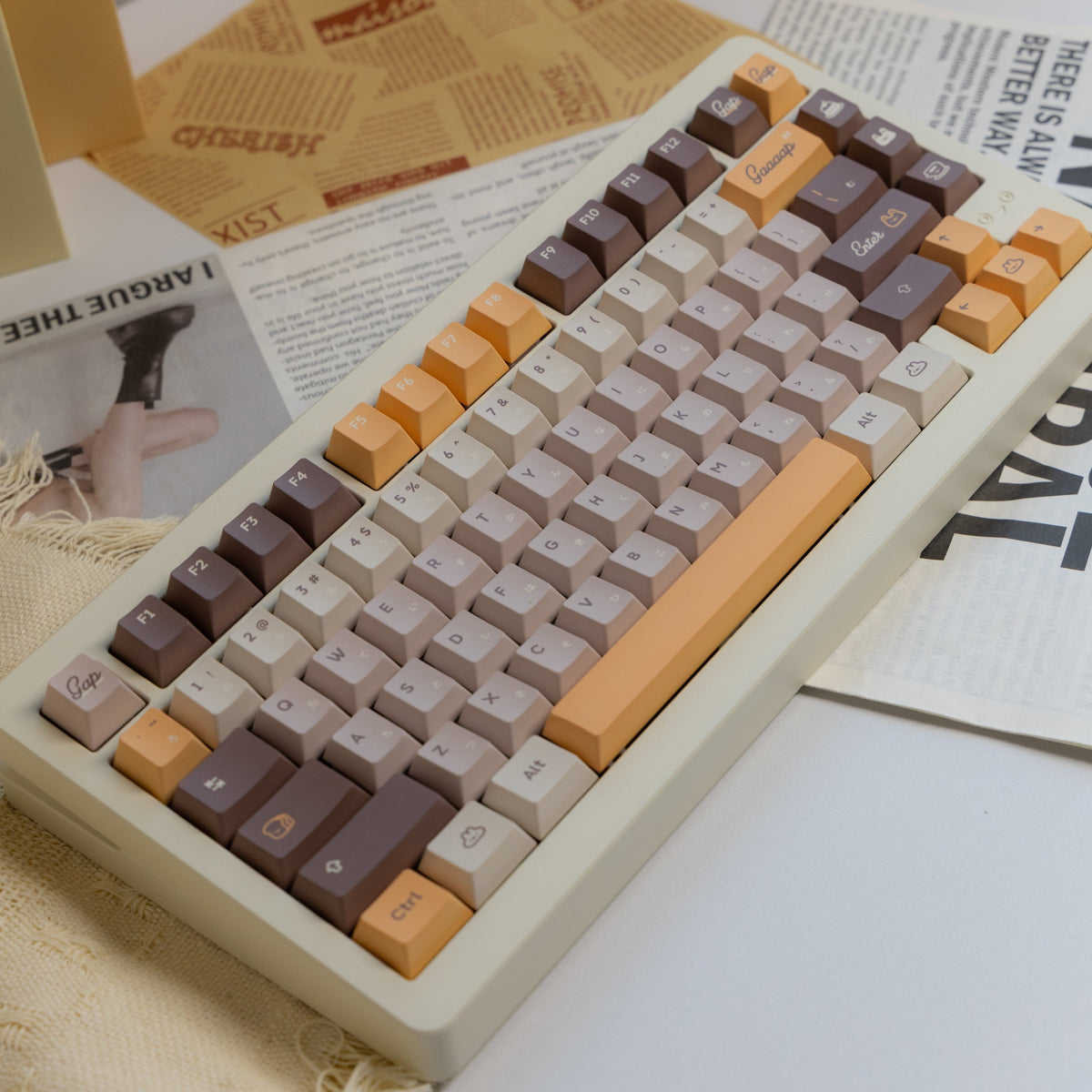 Gap Japanese Root Cherry PBT Keycaps