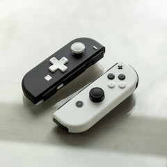 Black and White “Oreo Cookie” Joy-Cons Nintendo Switch Gaming Controllers