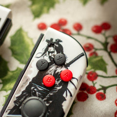 Samurai Warrior Joy-Cons Custom Japanese Aesthetic Nintendo Switch Gaming Controllers