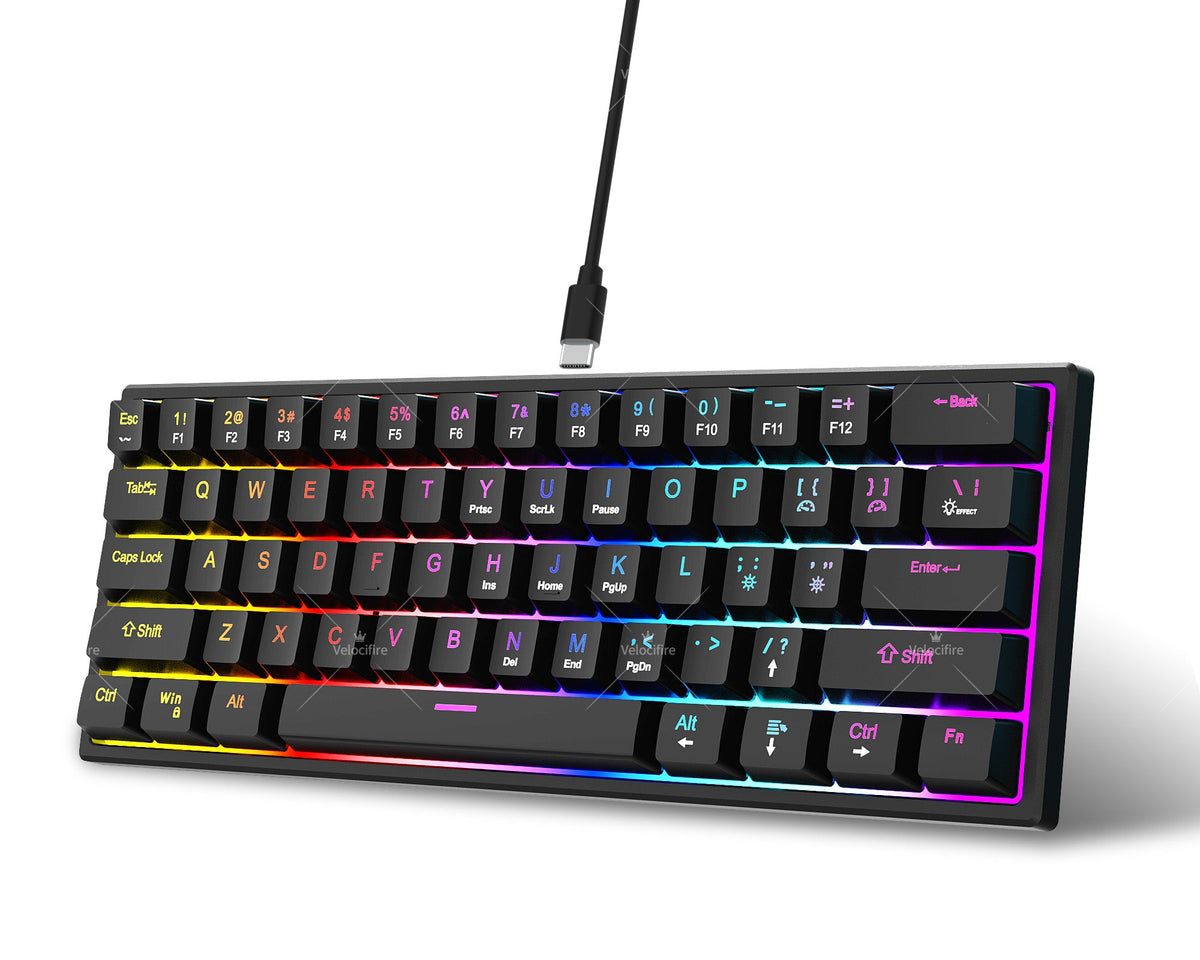 Zerodate K61 60% Wired Full RGB Mechanical Keyboard