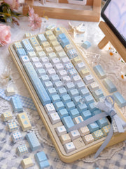 70% Blue Dye Sublimation PBT Cherry Profile Keycaps