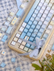 70% Blue Dye Sublimation PBT Cherry Profile Keycaps