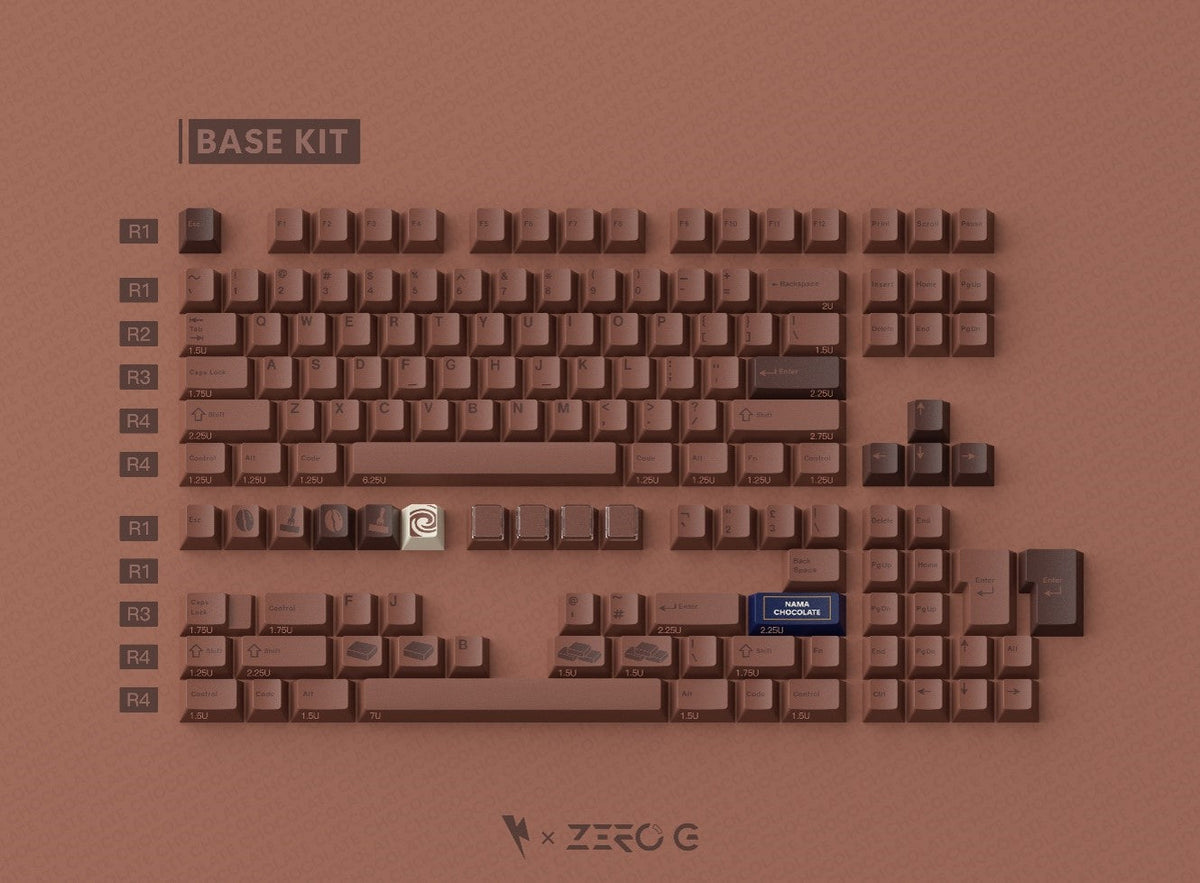 KEYKOBO NAMA CHOCOLATE KEYCAP SET