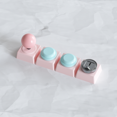 80 RETROS METAL ARTISAN KEYCAP