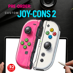 Custom Switch 2 Joy-Cons PRE-ORDER Choose Your Colors & Upgrade