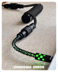 Z57 USB-C RGB Aviator Handmade Short Coiled Cable