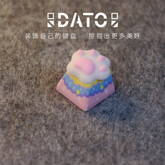 Cat's Paw Cute White Resin Atisan Keycaps