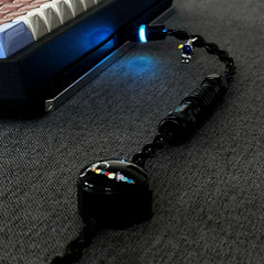 Astronaut Single Crystal Copper Four-Strand Aviation Plug Cable C-Port with Light Data Transmission Cable