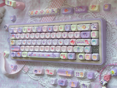 My Little Pony Dye Sublimation PBT MOA Profile Keycaps