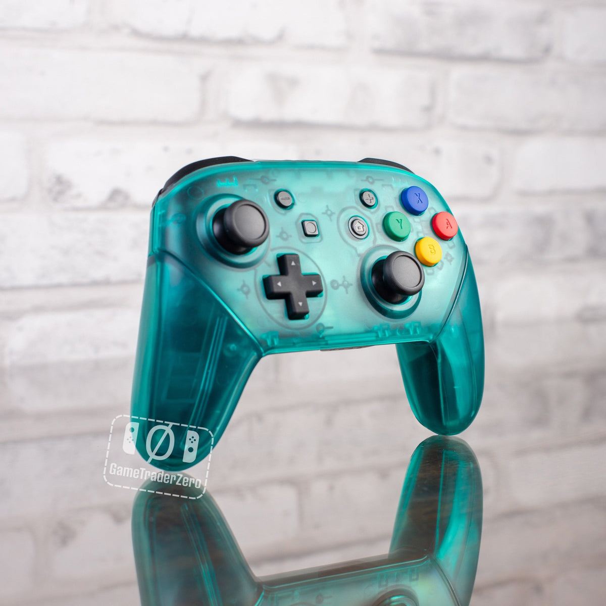 Nintendo Switch Pro Controller N64 Mod Ice Blue Customized Controller