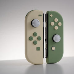 Custom Joy-Cons Matcha and Cream Nintendo Switch Earth Tone Controller Mods