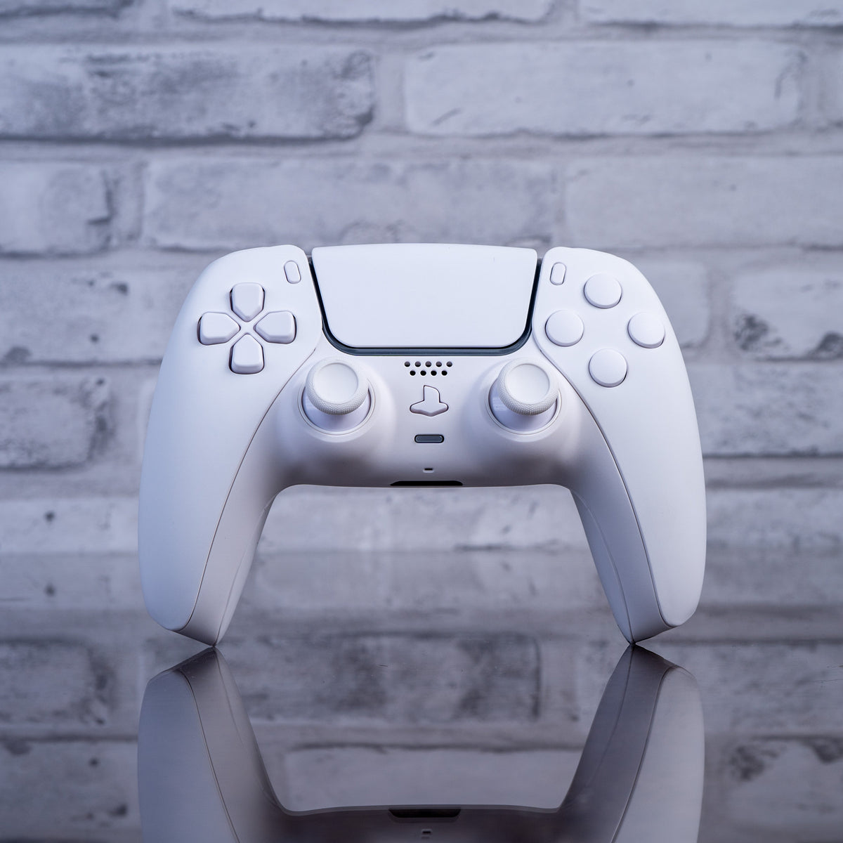 PS5 Controller Mod White On White Custom Sony Wireless Controller