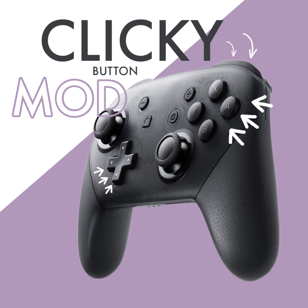 Pro-Controller Clicky Button Mod Nintendo Switch Controller Tactile Button Customization