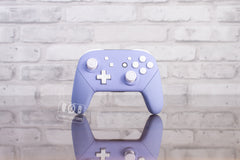 Nintendo Switch Pro-Controller Mod Pastel Purple with White Buttons
